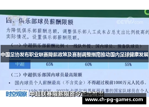 中国足协发布职业联赛降薪政策及赛制调整指南推动国内足球健康发展
